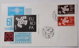 FRANKIERTES COUVERT SPANIEN / ENVELOPPE AFFRANCHIE ESPAGNE