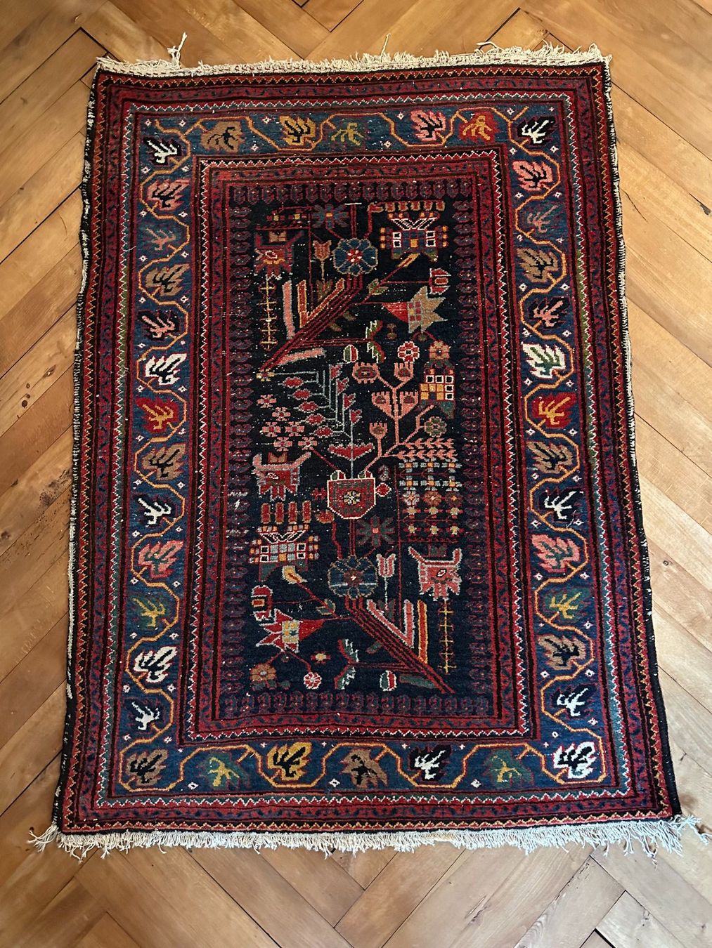 Tappeti: Orientteppich handgeknüpft, Perserteppich 98x136cm – Usato da Luzern venduto da Lager6640
