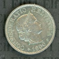 CHF___0.05 1890 stgl 5 Rappen
