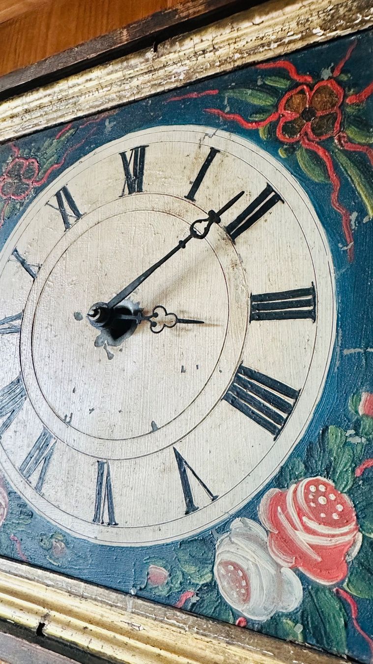 Orologi: Antike handbemalte Wanduhr mit Pendel – Usato da Uezwil venduto da ratze73 3