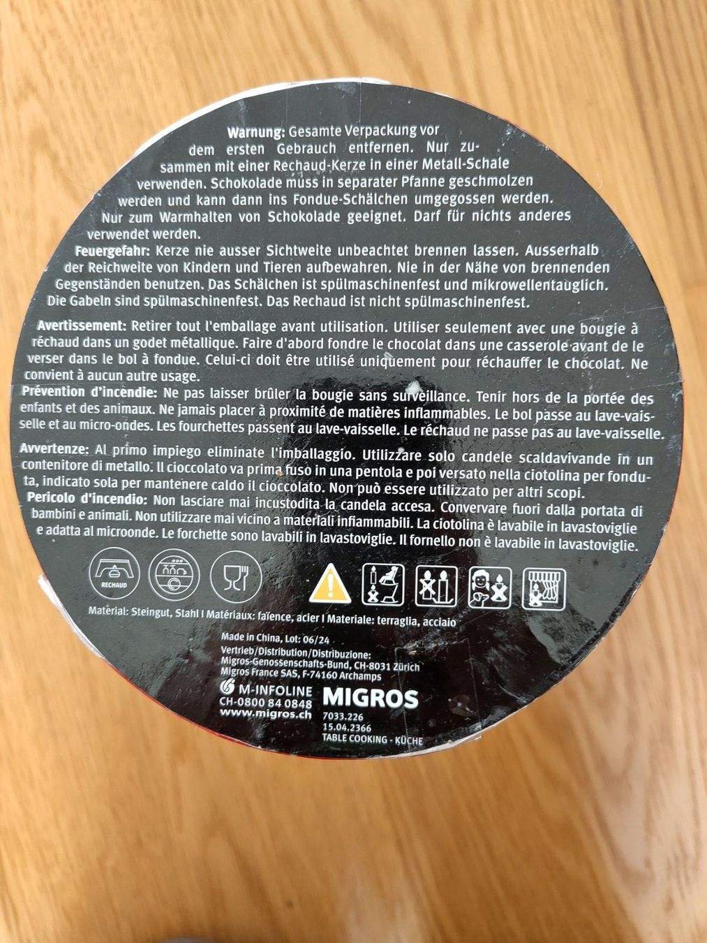 Migros Elettrodomestici da cucina: Schoggi Fondue Set, neuwertig – Nuovo (secondo la descrizione) da Bern venduto da Cassiopeia-72 4
