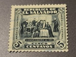 El Salvador 1924 alte briefmarke