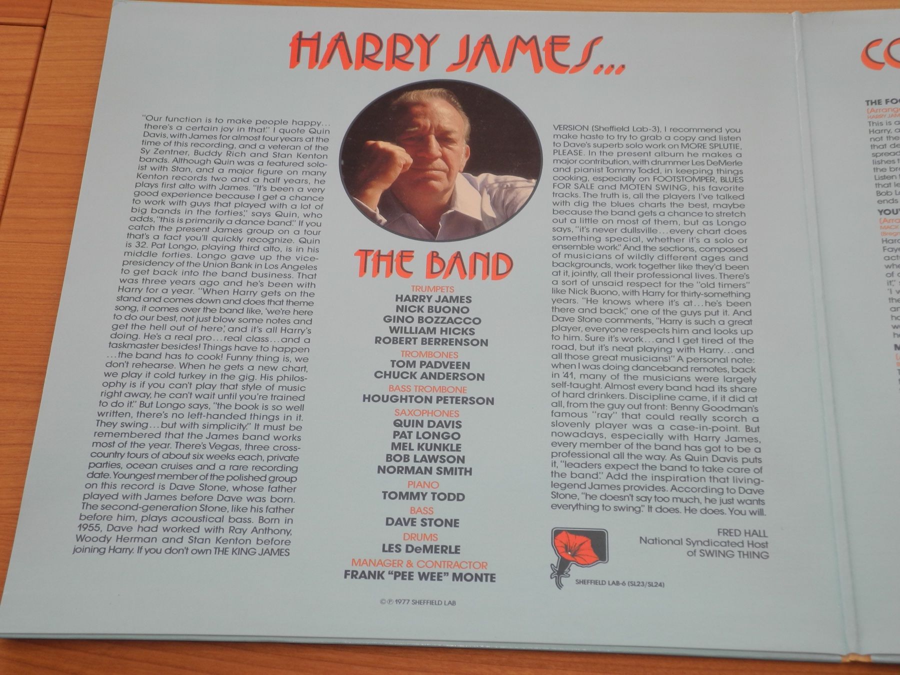 Schallplatten: SHEFFIELD LAB - HARRY JAMES: COMIN’ FROM A GOOD PLACE – Neu (gemäss Beschreibung) aus Fahrwangen von Swirl2 1