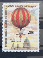 Komoren 1983 Ballon 200 F London 200 J Luftfahrt postfrisch