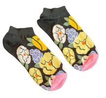 Sneaker-Socken Blumen / Flowers