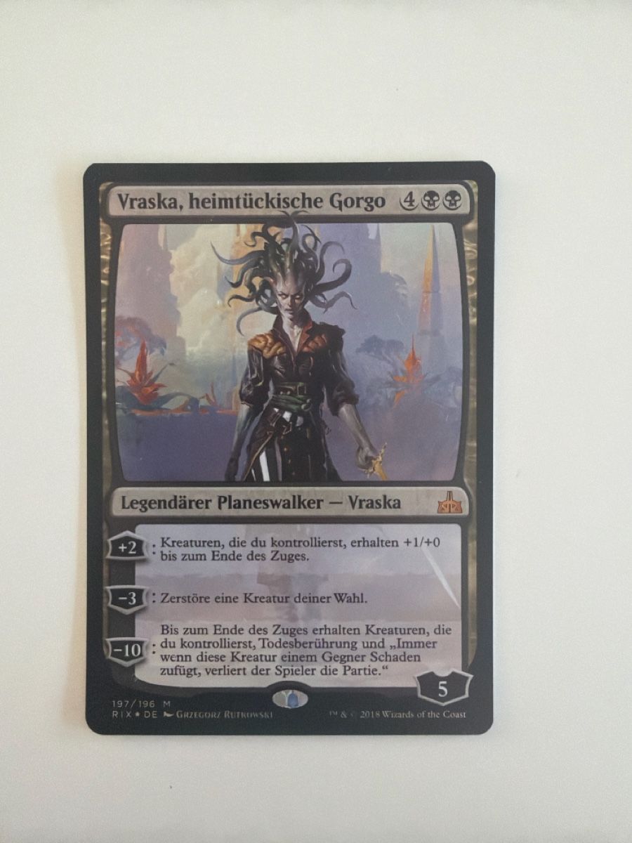 Magic The Gathering Cartes à collectionner: 1x Legendärer Planeswalker - Vraska – Neuf (Voir description) à Moosseedorf par Jaermann78