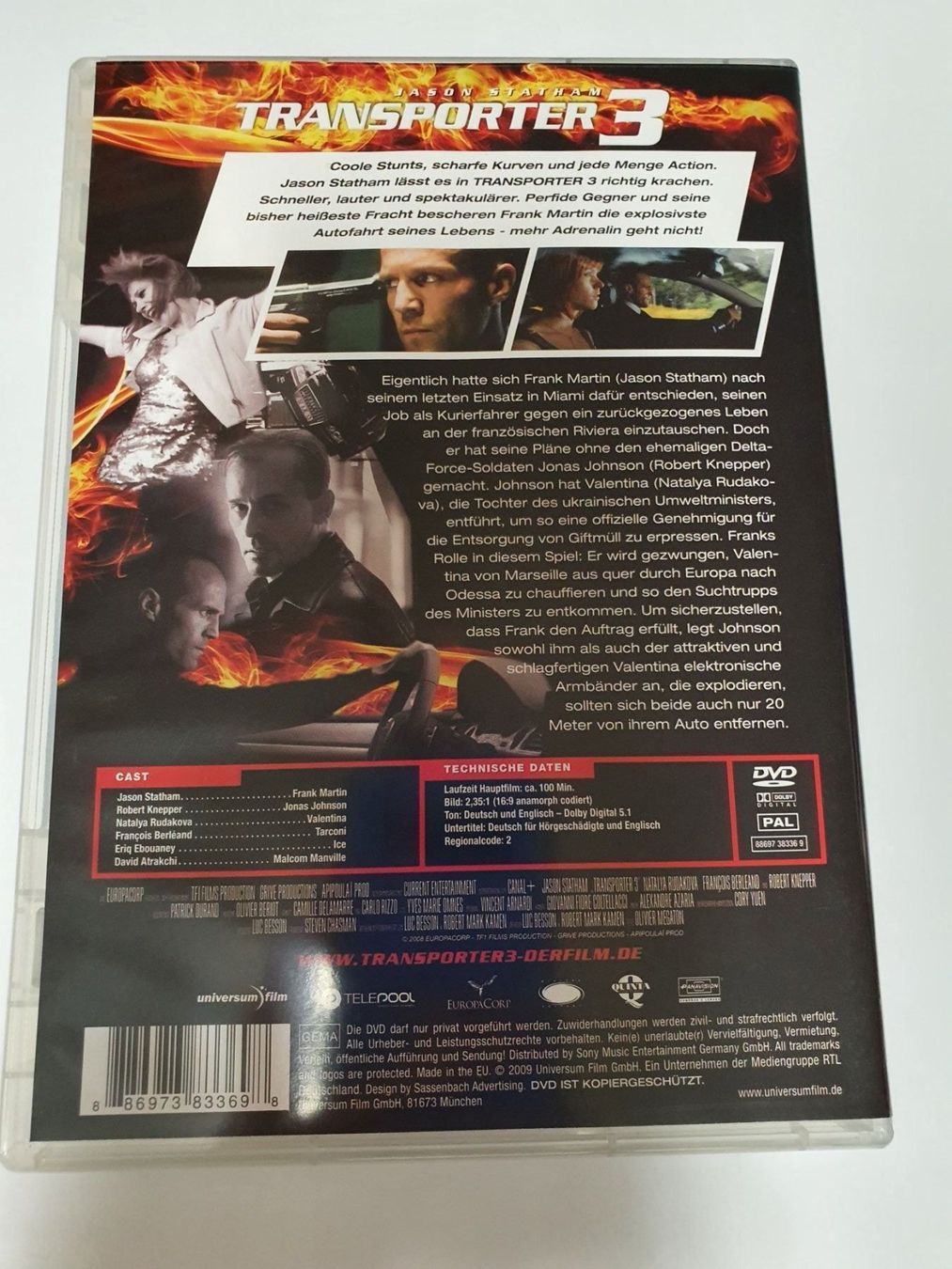 Tutti i DVDs: Transporter 3 DVD – Usato da Oberdorf BL venduto da BaldenEagle 3