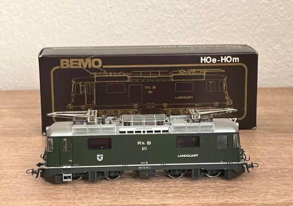 Bemo 125811 E-Lok Landquart RhB H0m | Kaufen auf Ricardo