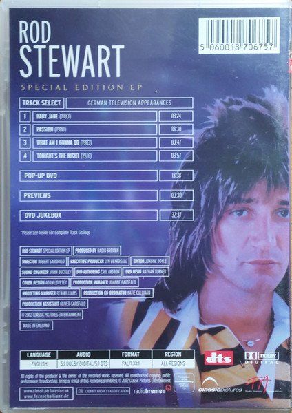 Alle DVDs: Stewart Rod: Special Edition EP DVD – Neu und originalverpackt aus Steinhausen von Vilivinili 1