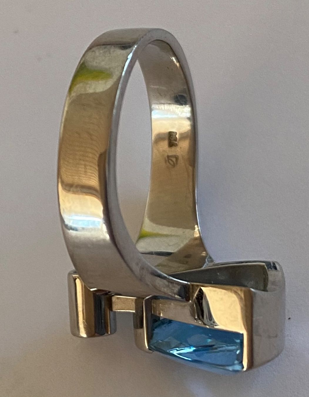 Ringe: Aquamarin Brillant Ring 18K Weissgold – Gebraucht aus Oftringen von Wiggiwave 6