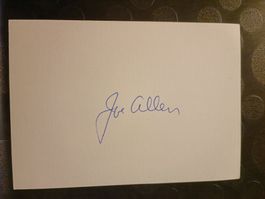 Joe Allen - Astronaut - handsigniert