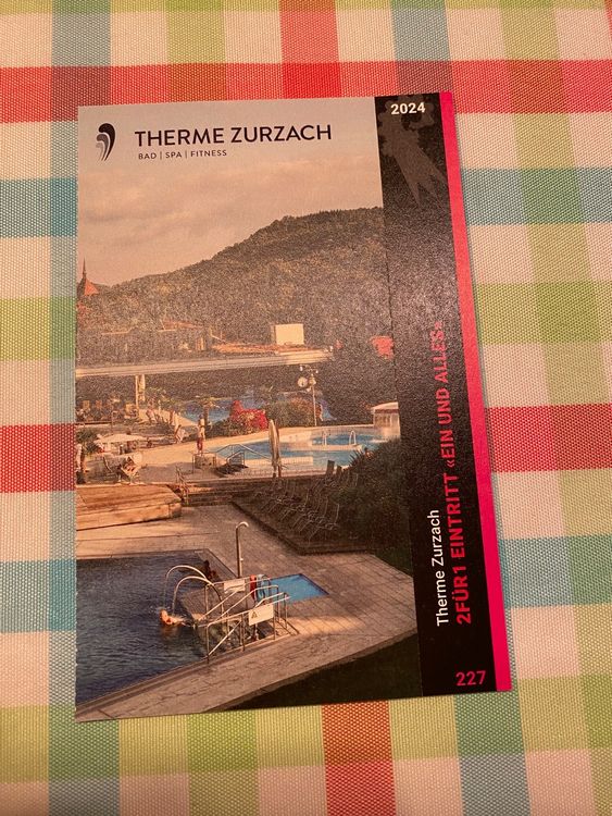 2:1 Gutschein Eintritt Therme Zurzach (Neu (gemäss Beschreibung)) in ...