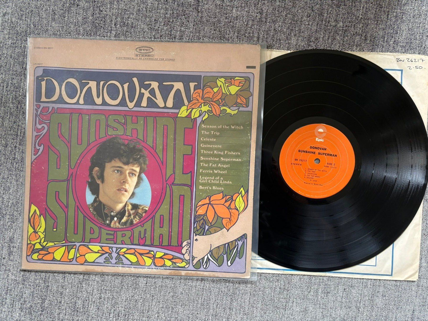 Dischi in vinile: Donovan - Sunshine Superman - US - 1966 - Epic – Usato da Zofingen venduto da big_r2gx