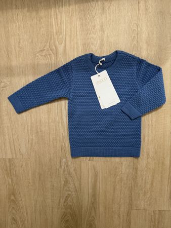 Neu Disana Merino Wabenstrick Pullover Grösse 74/80