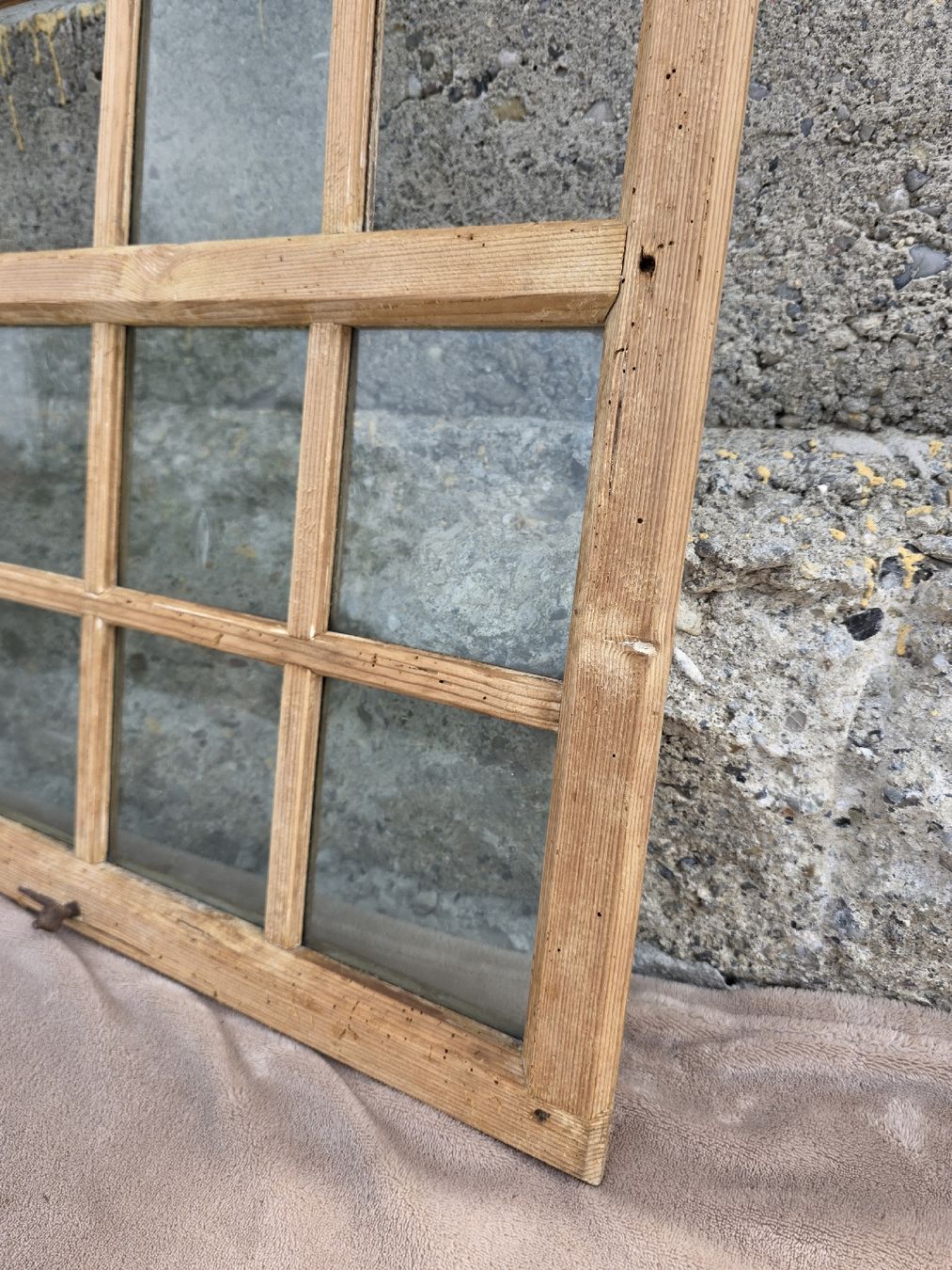 Finestre: Antikes Fenster mit handgemachtem Glas – Usato da Uster venduto da Cruleye 2