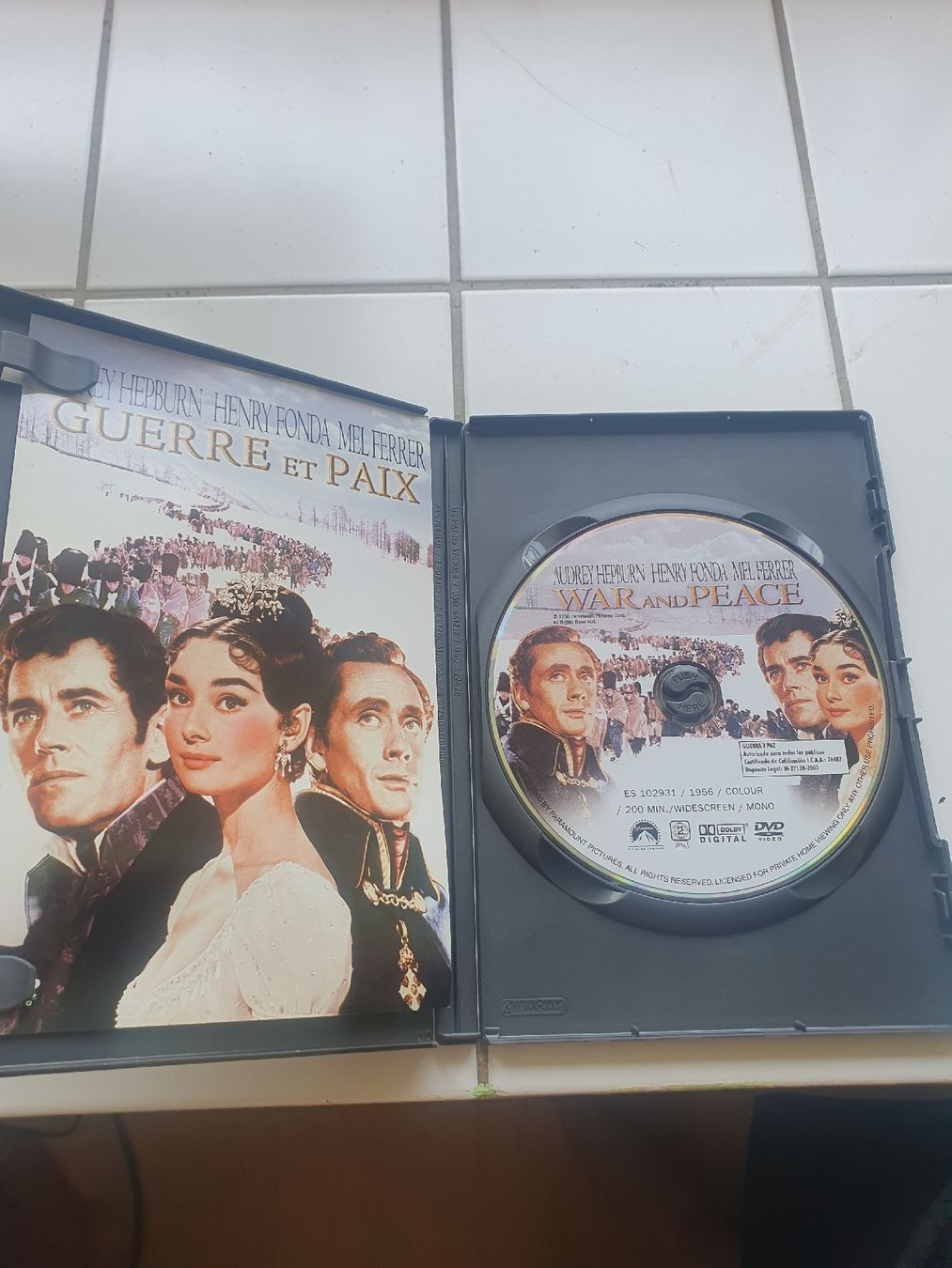 Tutti i DVDs: DVD War and Peace Audrey Hepburn Widescreen – Usato da Etoy venduto da SamuelausderSchweiz 2