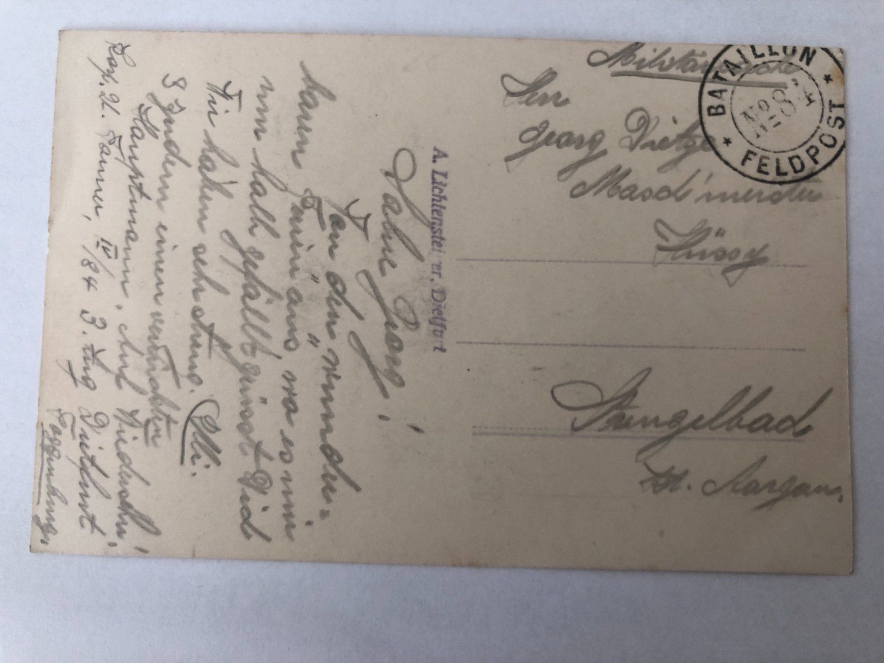 Cartoline postali: Dietfurt – Usato da Pfäffikon ZH venduto da Waltoversand 1