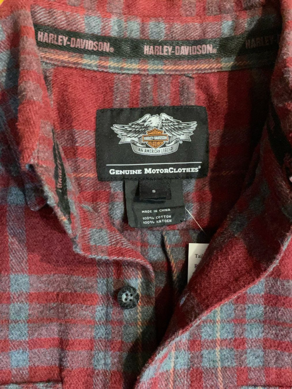 Harley-Davidson Camicie: HARLEY DAVIDSON FLANNEL SHIRT SZ: S – Usato da Cortaillod venduto da Stay_Alive_vintage 4