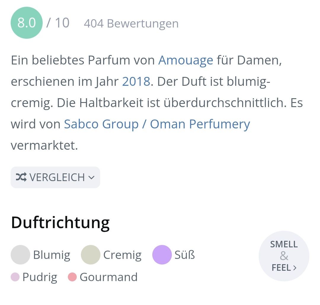 Amouage Profumi & Eau de Toilette: 2 ml LOVE TUBEROSE AMOUAGE ABFÜLLUNG – Nuovo (secondo la descrizione) da St. Gallen venduto da CaliSunshine 2