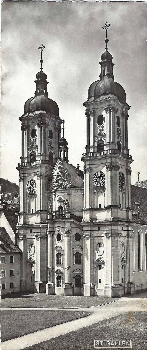 Ansichtskarten: Spezialformat "St. Gallen Kathedrale" – Gebraucht aus Buchs AG von Baerfisch