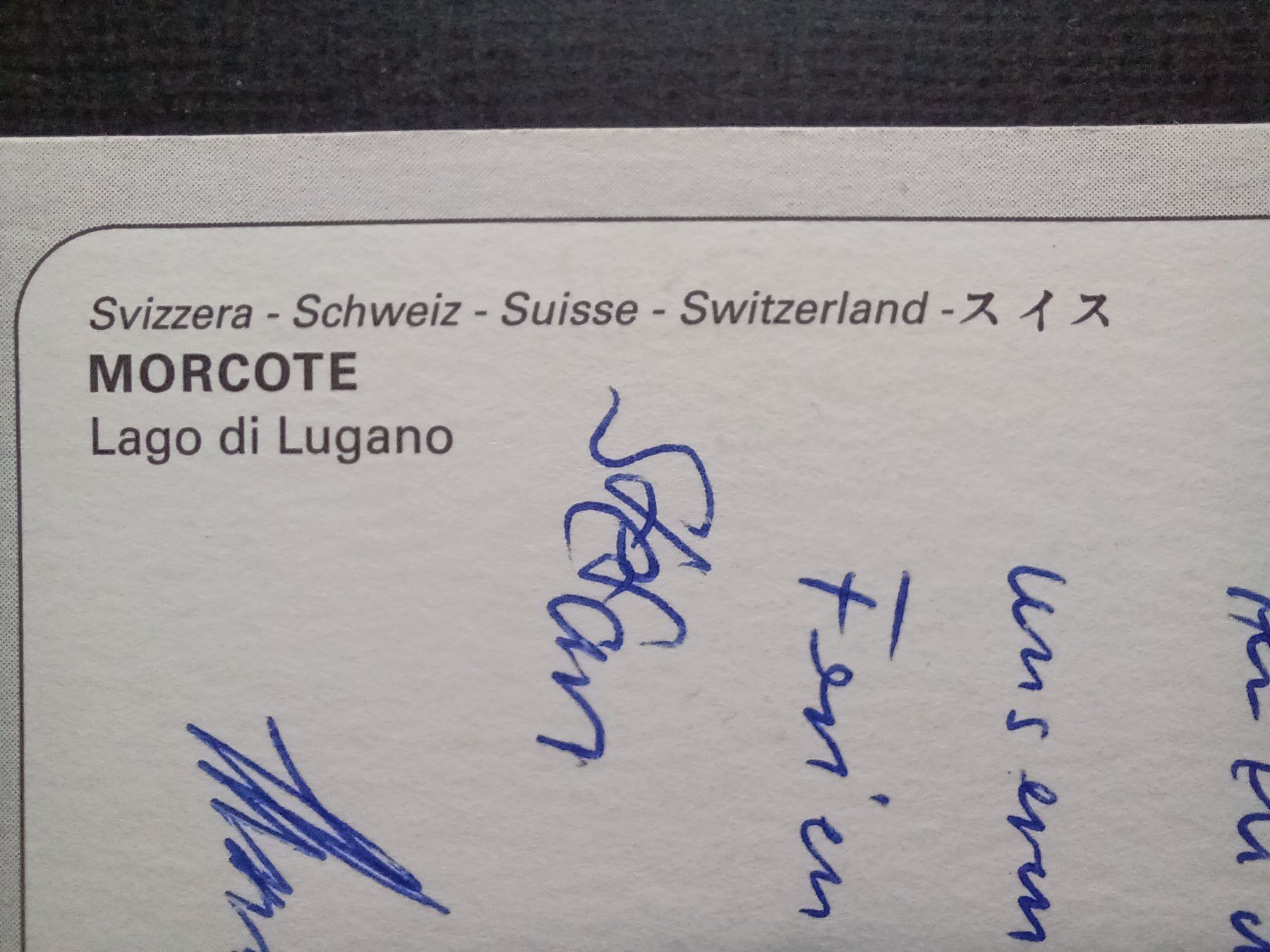 Cartoline postali: TI, Morcote,  1997, Stempel Lugano – Usato da Aarau Rohr venduto da mgvw 4