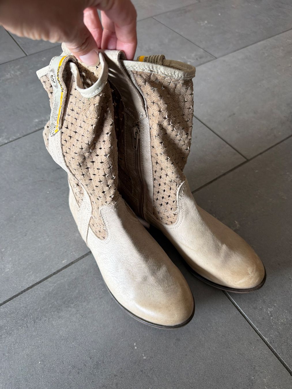 Scarpe da donna: Leder Stiefel von Manas – Usato da Steffisburg venduto da elle013 2