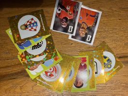 Panini Sticker WM 2026 Konvolut 17 Stück plus 2 Coca Cola