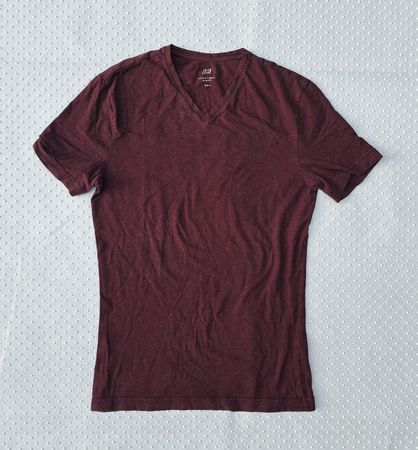 V-Neck T-Shirt Slim Fit H&M Grösse S