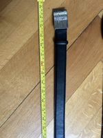 Ralph Lauren Leather Belt, Silver, Size 34/85 Black