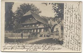 RINGOLDSWIL BE 1903 Krinde mit Bienenhaus