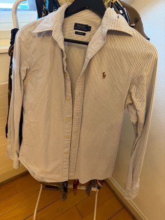 Ralph Lauren Custom Fit Oxford Blau/Weiss gestreif wie neu
