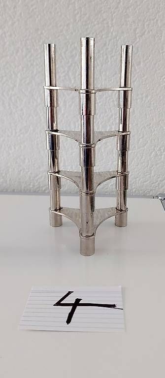 Portacandele: 4 Bmf Nagel Quist Kerzenhalter – Usato da Gwatt (Thun) venduto da ARC_TERYX