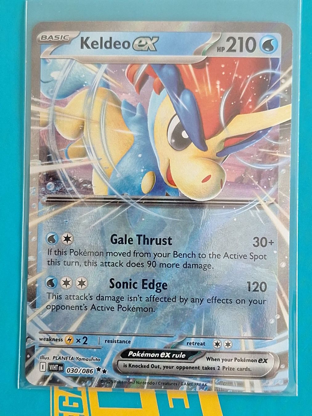 Pokémon Carte collezionabili: Keldeo ex - White Flames – Usato da Altstätten SG venduto da GGsGameshop