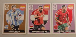 Panini WM 2026 - Extra Sticker Messi / Salah/ Hakimi