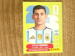 Panini FIFA World Cup 2026 Sticker Cristian Romero ARG 4