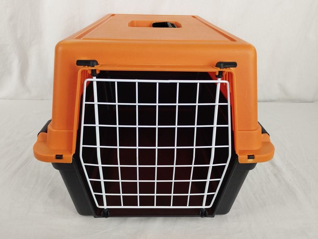 Ferplast Käfige, Transport & Sicherheit: FERPLAST Katzen-Transportbox schwarz/orange – Gebraucht aus Schübelbach von Restwert_Schubelbach 3