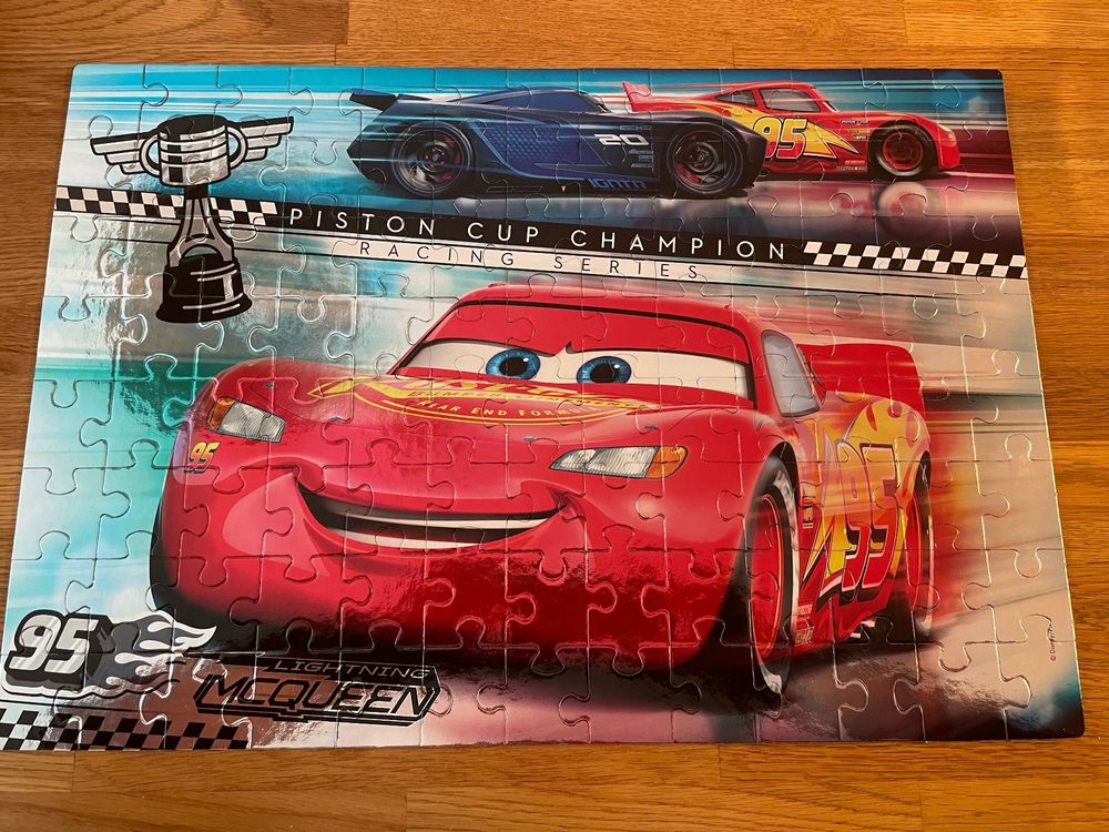 Puzzle metallic Cars / Lightning McQueen 104 Teile (Gebraucht) in Uzwil ...