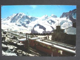 ZERMATT Station Gornergrat mit Bahn