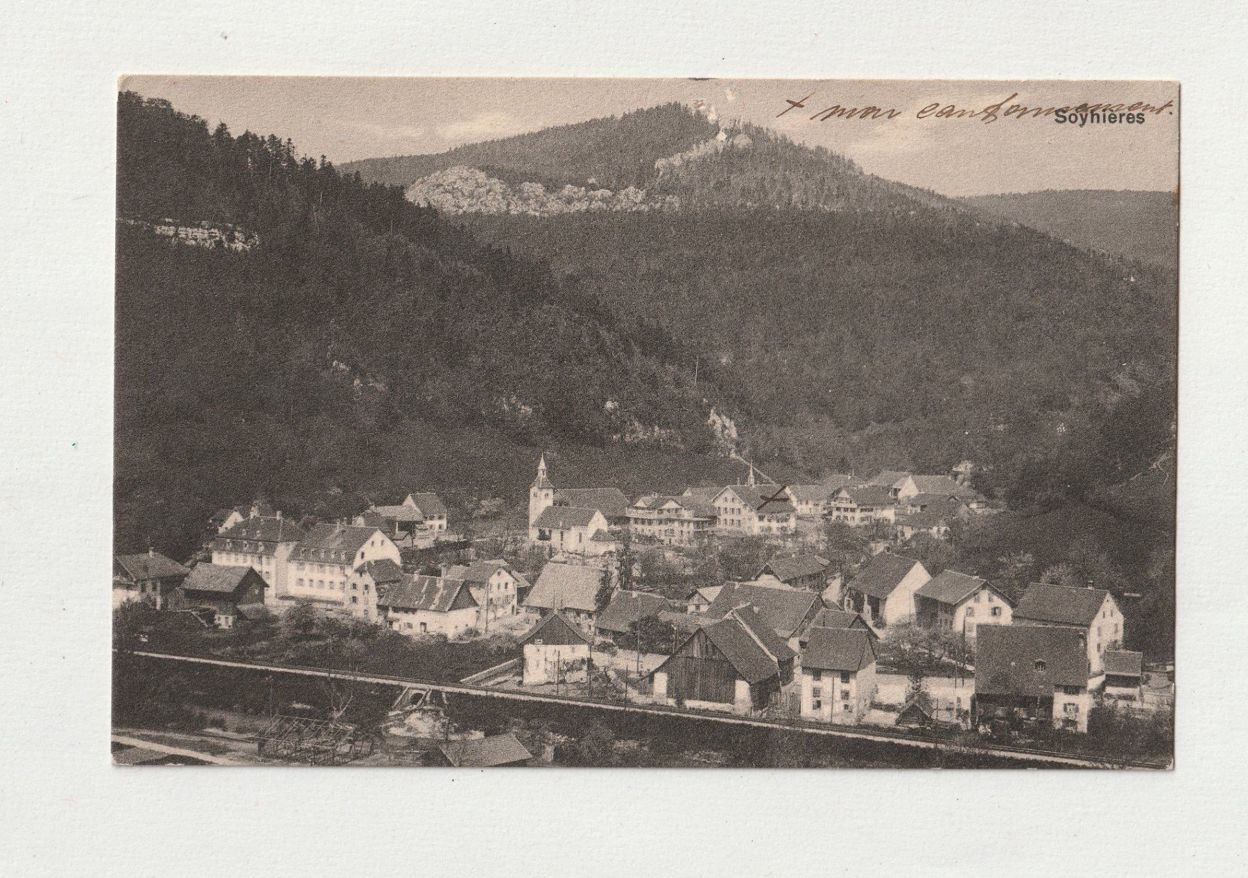 Cartoline postali: Soyhières - 1904 - Postkarte - Carte postale – Usato da Romainmôtier venduto da Oaxaca9