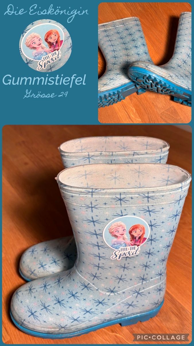 Chaussures garçon: Gummistiefel Die Eiskönigin Grösse 29 – D'occasion à Pfäffikon ZH par Salibandy