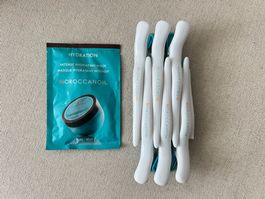 MOROCCANOIL 6x Abteilclips/Haarclips & 1x Haarmaske, NEU