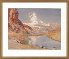 Edward Harrison Compton (1881-1960): Matterhorn, 1928