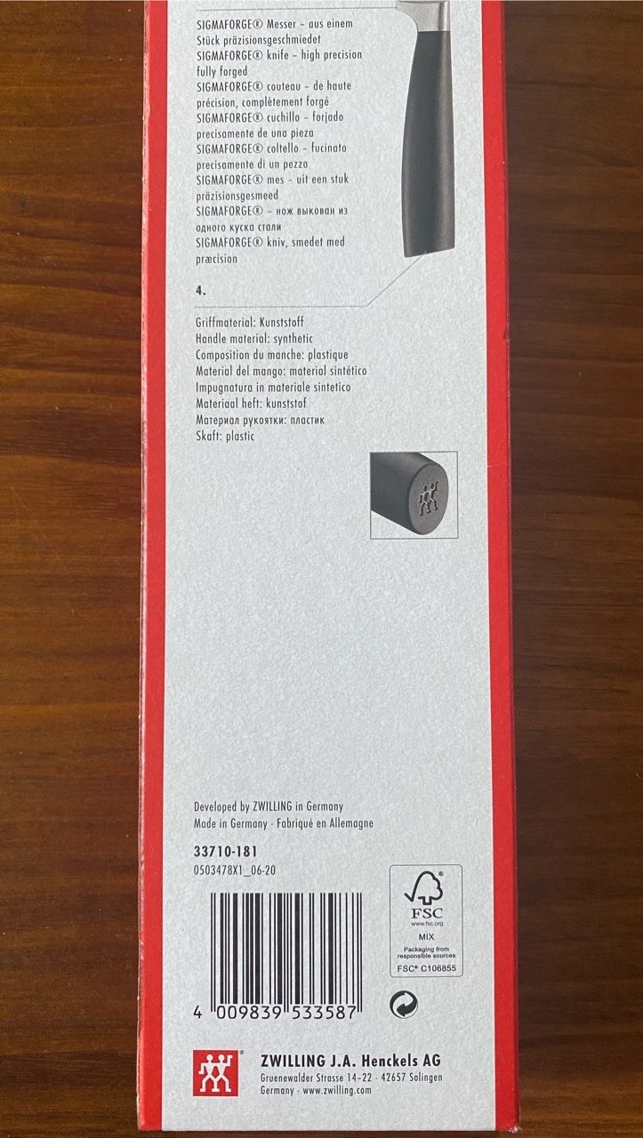 Zwilling Coltelli da cucina: Zwilling 5 Sterne Plus Carving Knife "Fleischmesser" NEU – Nuovo e nell'imballaggio originale da Meggen venduto da Prkz77 4