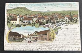Gruss aus Stadel ZH Litho