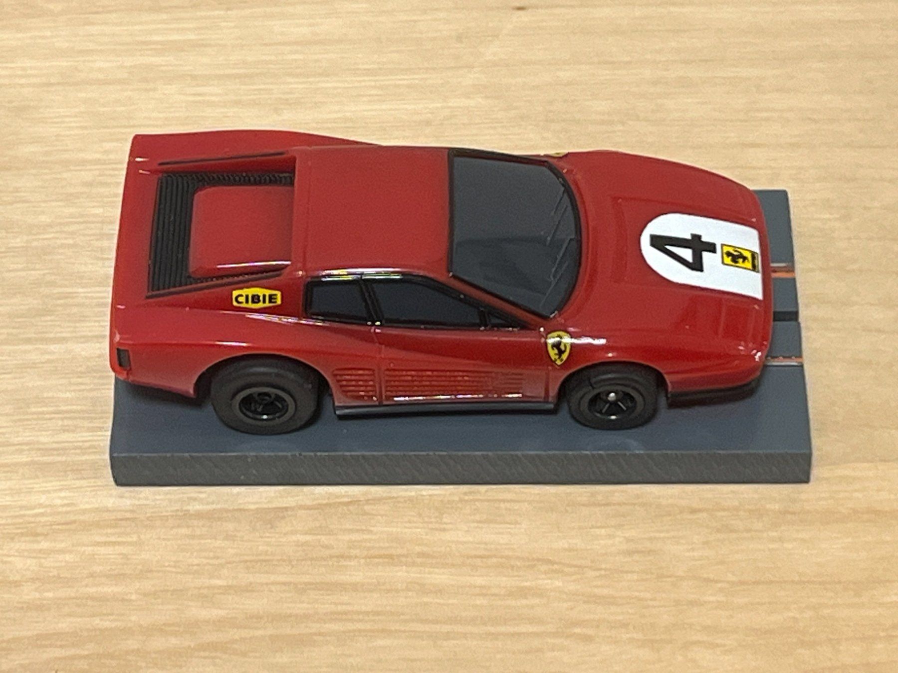 Rennbahnen: Tomy AFX Ferrari Testarossa #4 "Cibié " Dunkelrot – Neu (gemäss Beschreibung) aus Bülach von h0slotch 5