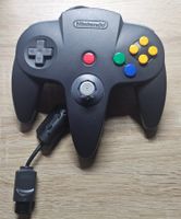 Nintendo 64 Controller schwarz mit fabrikneuem Joystick
