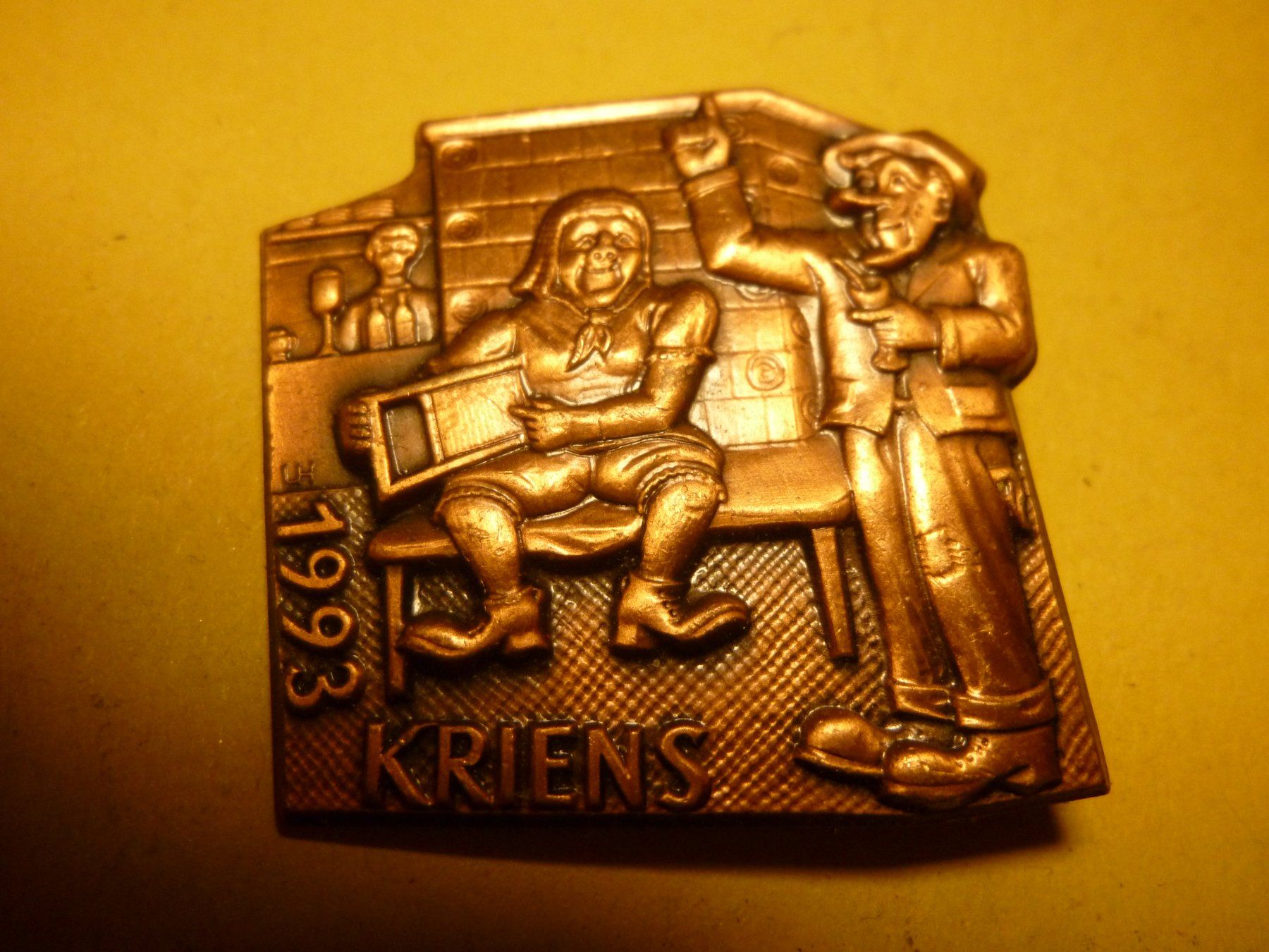 Placchette & Badge: KRIENS 1993 BRONZE – Usato da Ried (Muotathal) venduto da Mandarin02