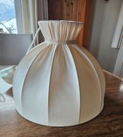 Lampenschirm beige aus Stoff 35 cm