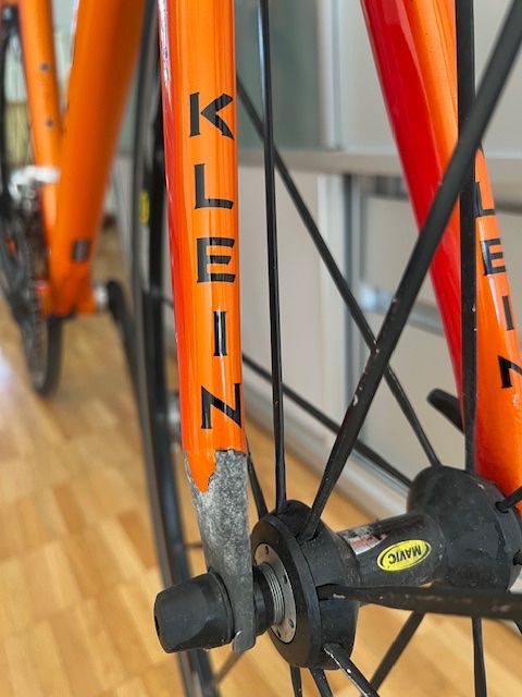 Klein Biciclette: Klein Quantum Pro - Aeros Carbon Fork - Sedona Orange – Usato da Zürich venduto da ontime65 4