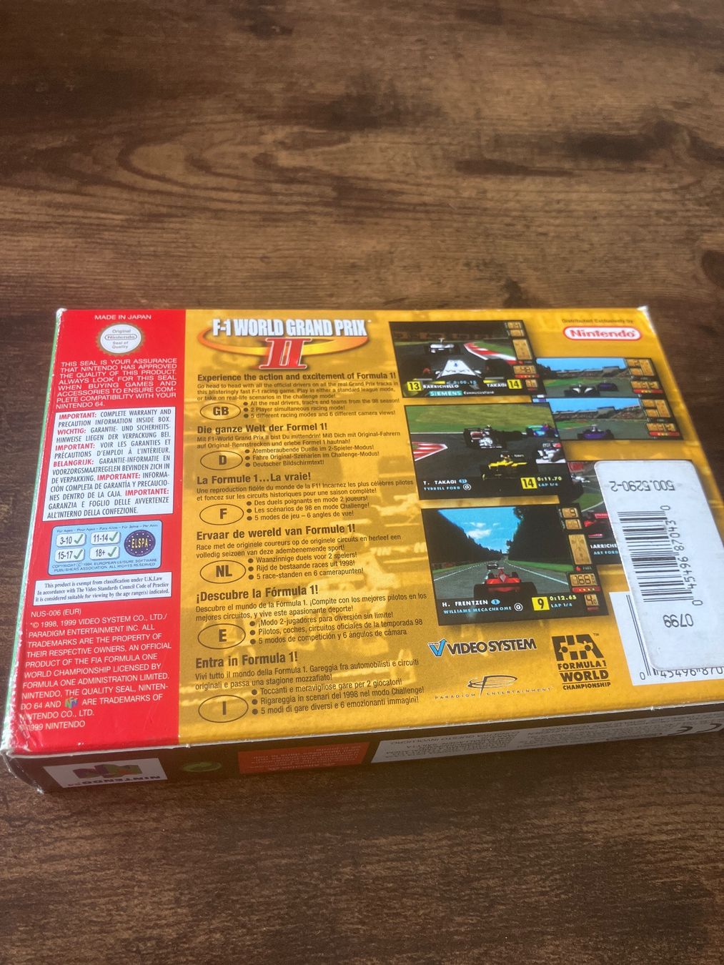 Nintendo Giochi: F-1 WORLD GRAND PRIX 2  Nitendo 64 – Usato da Chippis venduto da gag_hr7h 3